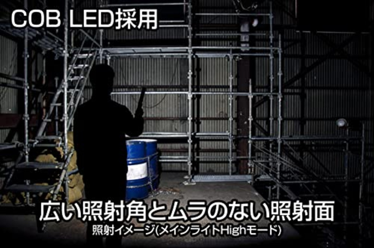GENTOS(ジェントス) 作業灯 LED ワークライト ハンディタイプ USB充電式(専用充電池) 650ルーメン ガンツ GZ-223 マグネット COB