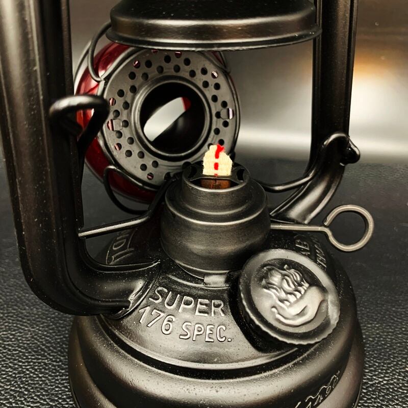 FEUERHAND 176 stk DBP a. 1950's auer red glass | Oldman's lantern