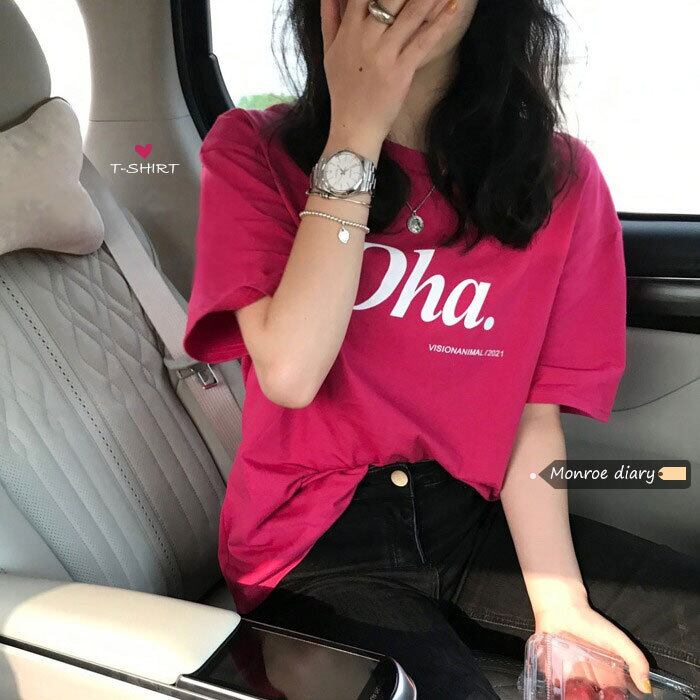 ルーズTシャツ シャツ サマー コットン 夏物 ピュア モンロー49474965327