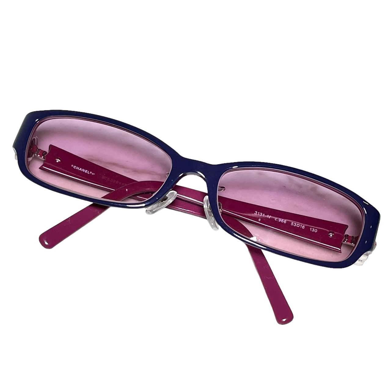 CHANEL square frame glasses