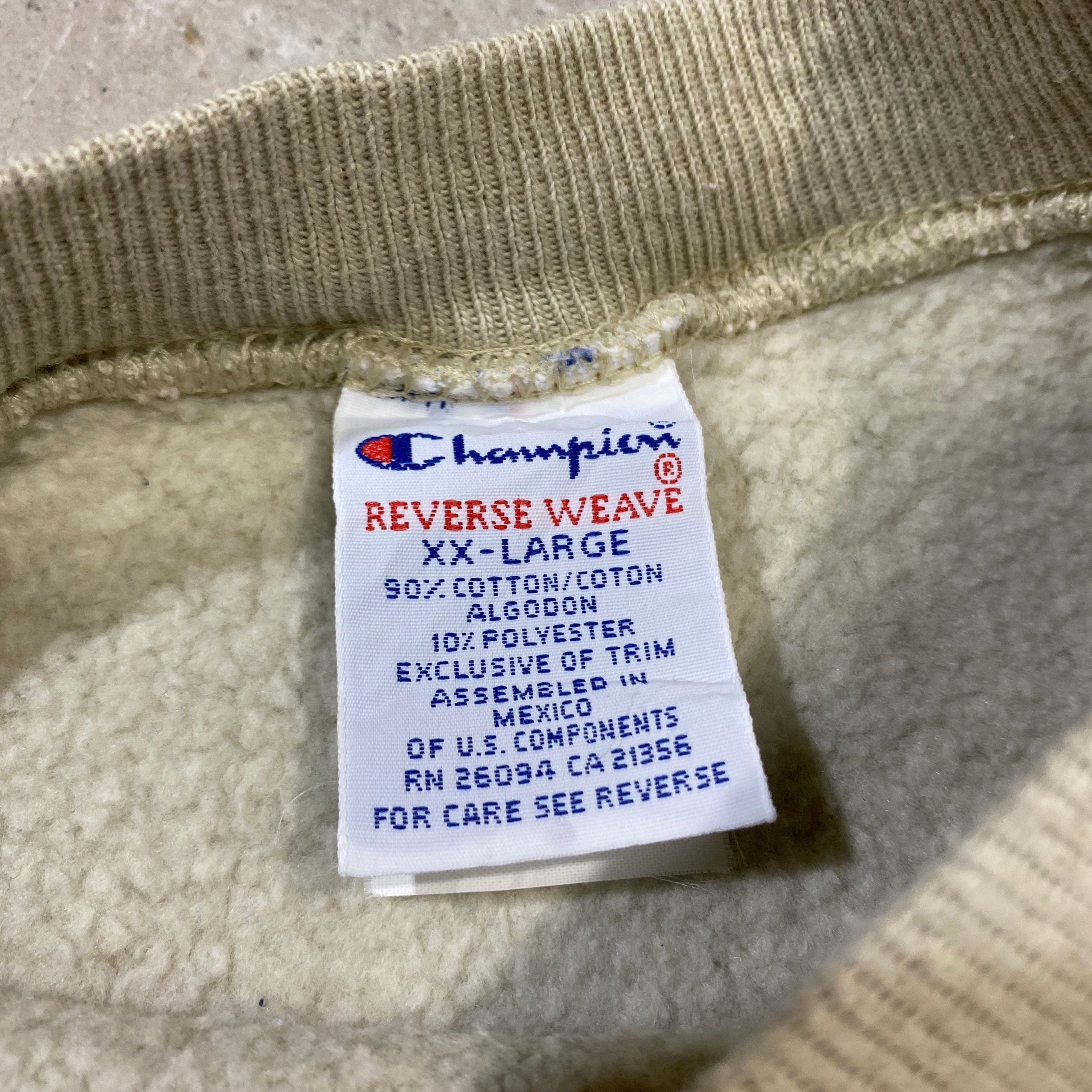 2021新発 Reverse Weave リバースウィーブ 刺繍タグ 90s USA製