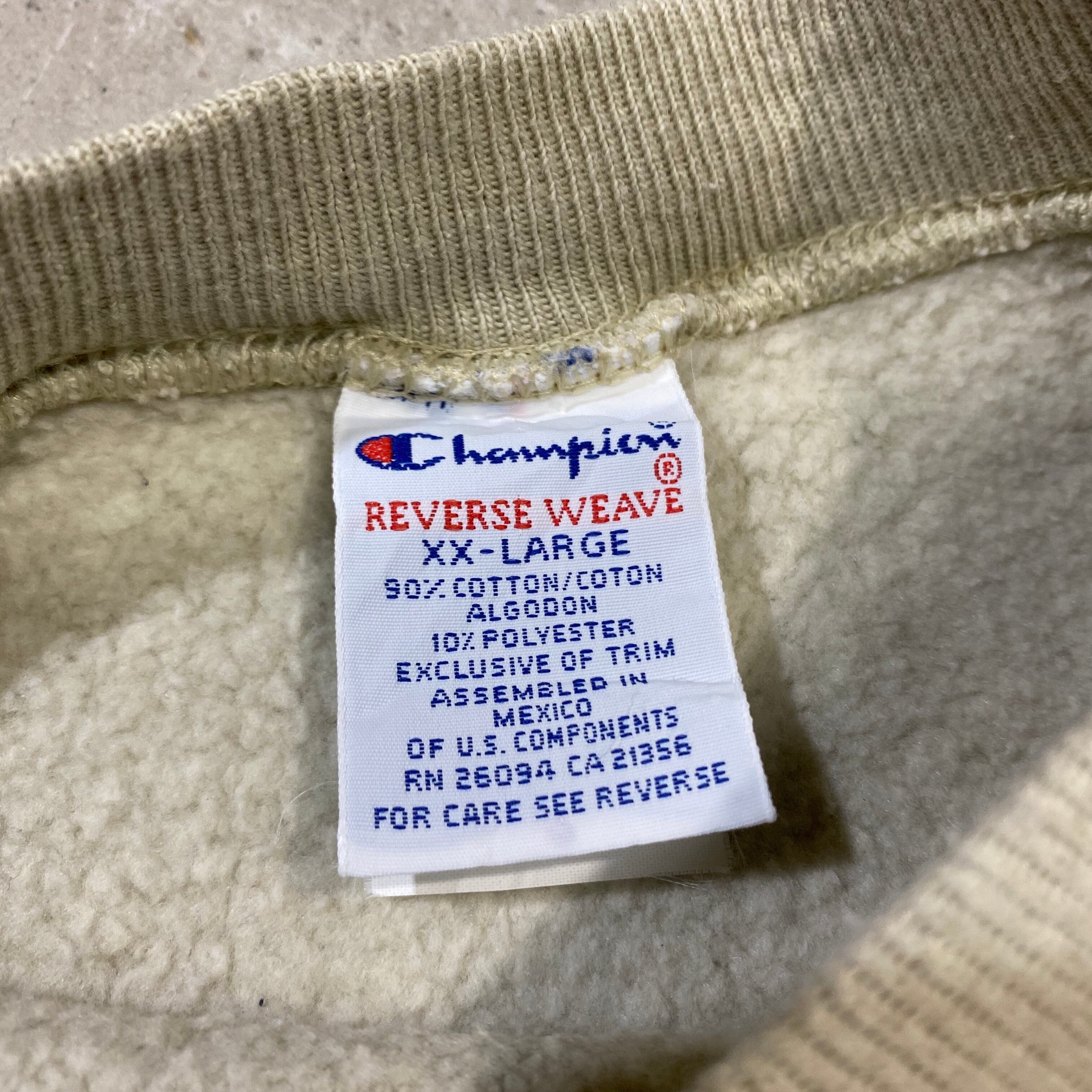 90年代 90s 刺繍タグ メキシコ製 Champion チャンピオン REVERSE WEAVE 