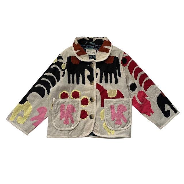 ＜PHET AND PLOY＞APPLIQUE JACKET アップリケ ジャケット
