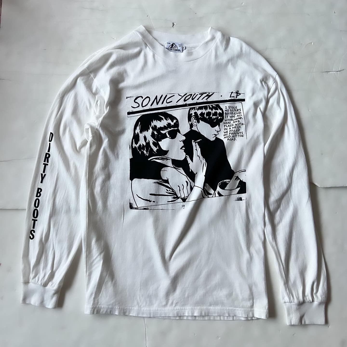 “HYSTERIC GRAMOUR × SONIC YOUTH” GOO long sleeve tee ヒステリックグラマー ソニックユース  長袖tシャツ