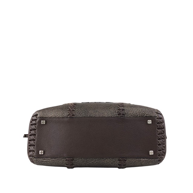 LOEWE ロエベ アマソナ28 ハンドバッグ ブラウン アナグラム レザー ボストンバッグ vintage ヴィンテージ オールド hyvv3u