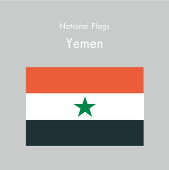 国旗ステッカー　イエメン