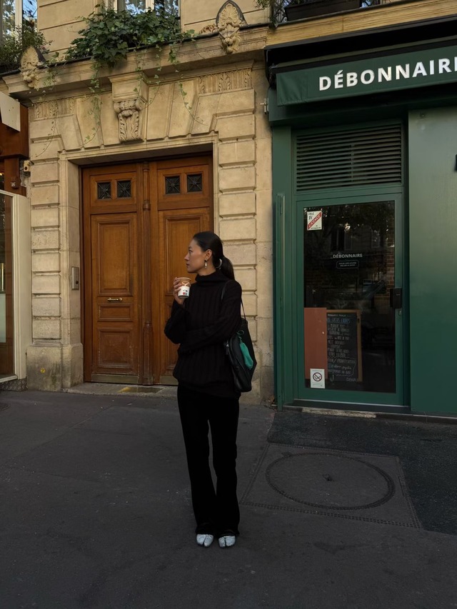 (予約) vegetable / Sophie rib dress 2color