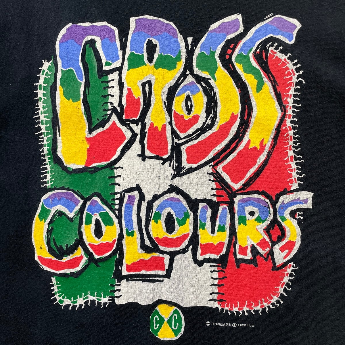 90年代 CROSS COLOURS クロスカラーズ ロングTシャツ ロンT メンズXL