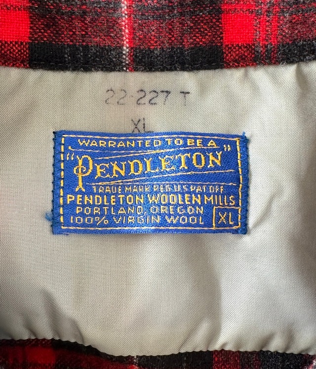 -Pendleton- Vintage 60s XL Board Shirt