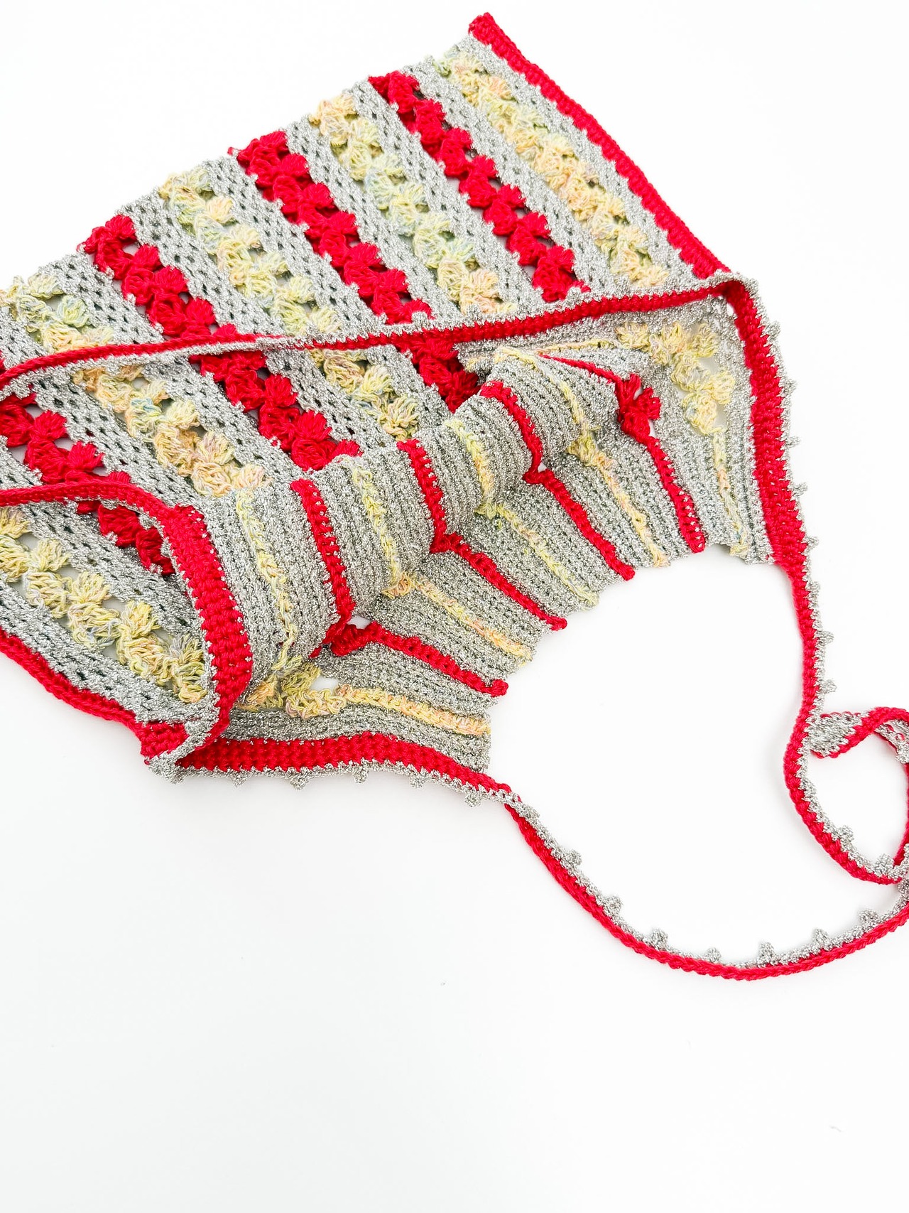 [Pattern] ペタルメッシュバッグ