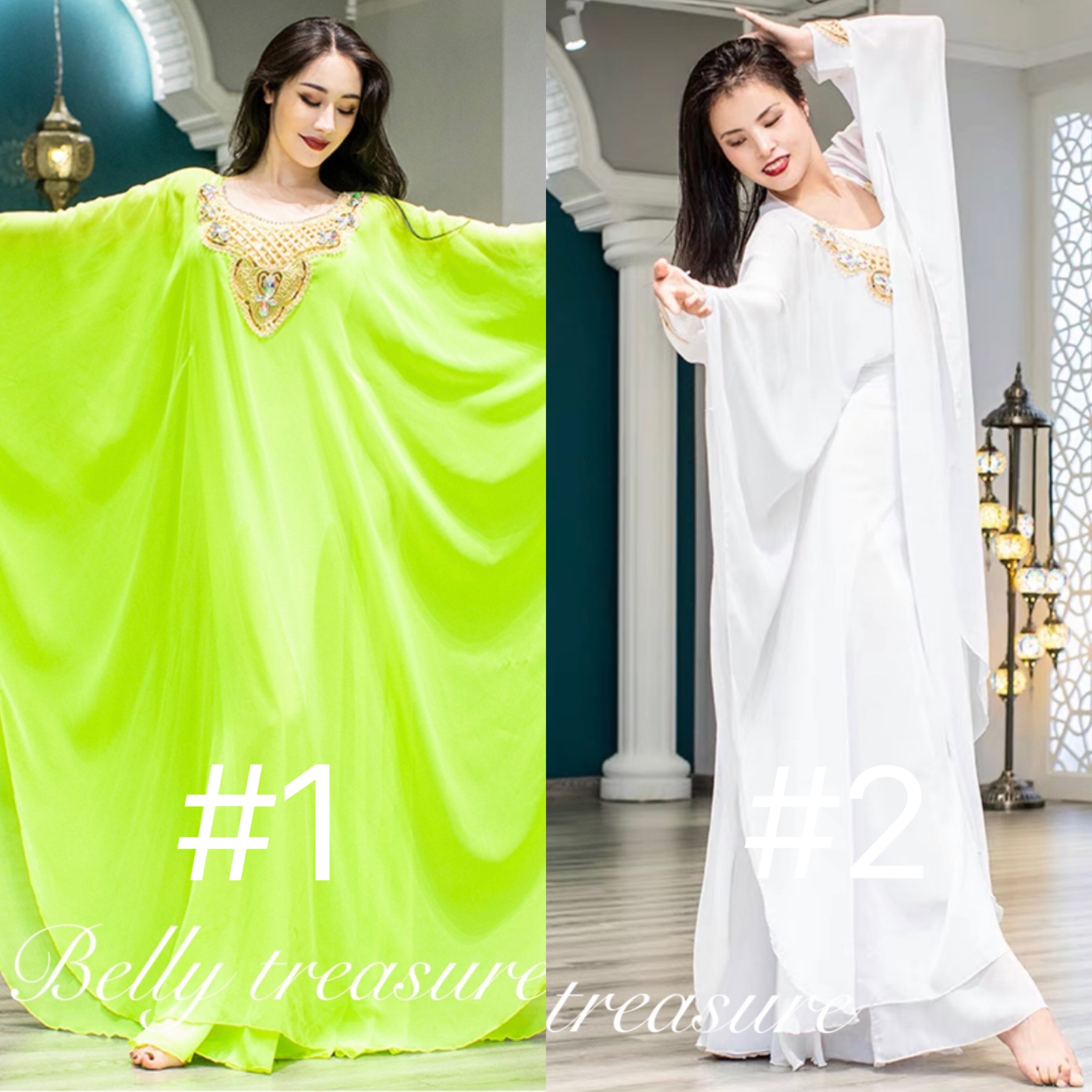 女神のハリージドレス 2カラー PHE B120 202111