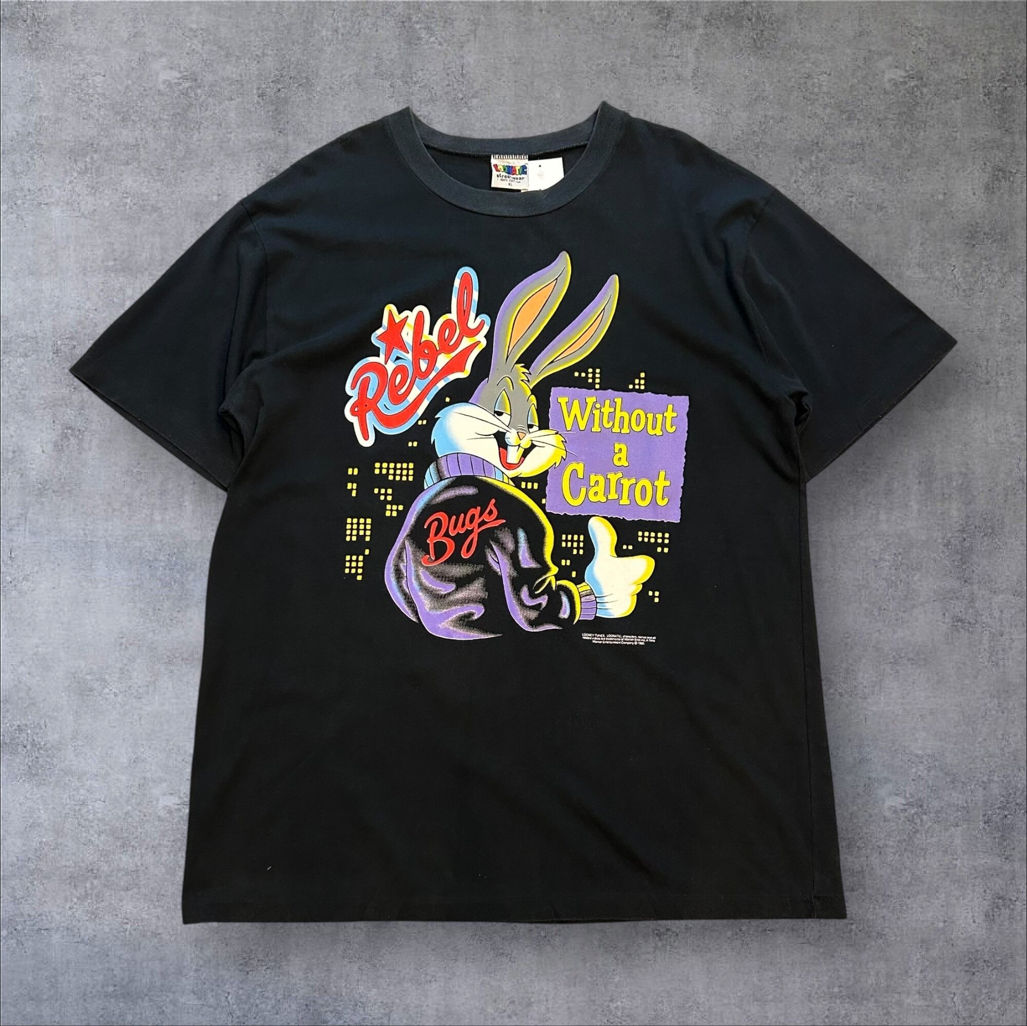 1992s Bucks Bunny "Rebel Without a Cause" parody T-shirt 【高円寺店】