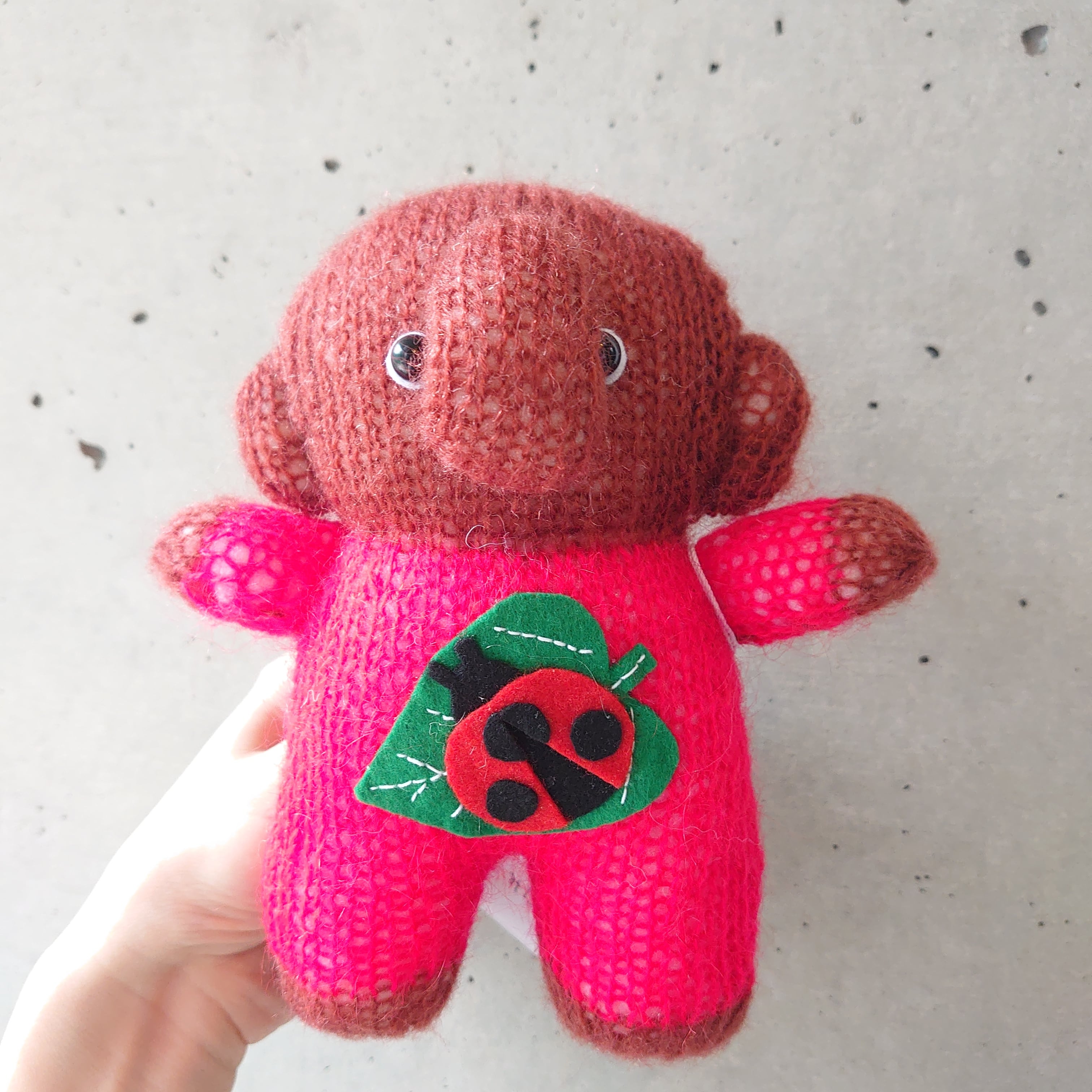 三*ぽ様 あみぐるみ☆きつねくん☆ぬいぐるみハンドメイド こ