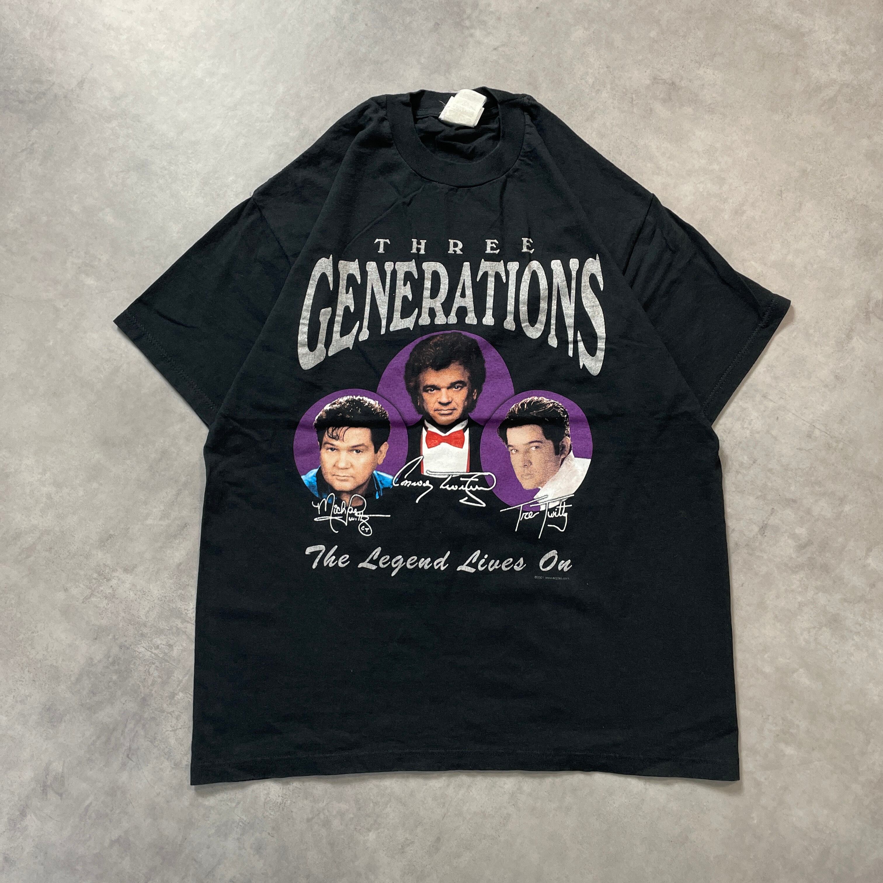 90s 00s Three GENERATIONS グッドデザイン Tシャツ ヴィンテージ ビンテージ tシャツ