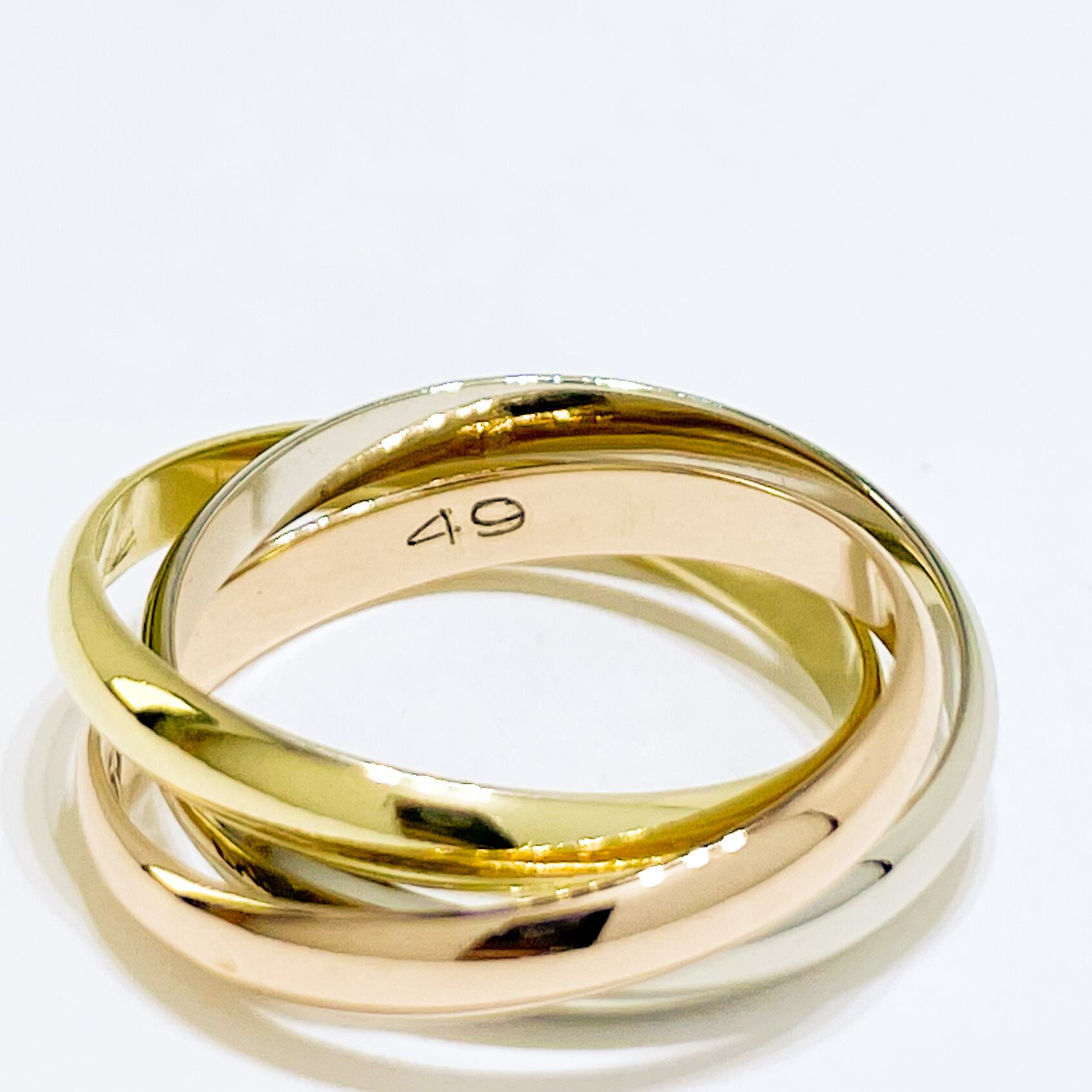⚪︎Cartier カルティエ トリニティ リング 750 4.4g 9号 ⚪︎Cartier カルティエ トリニティ リング 750 4.4g 9号