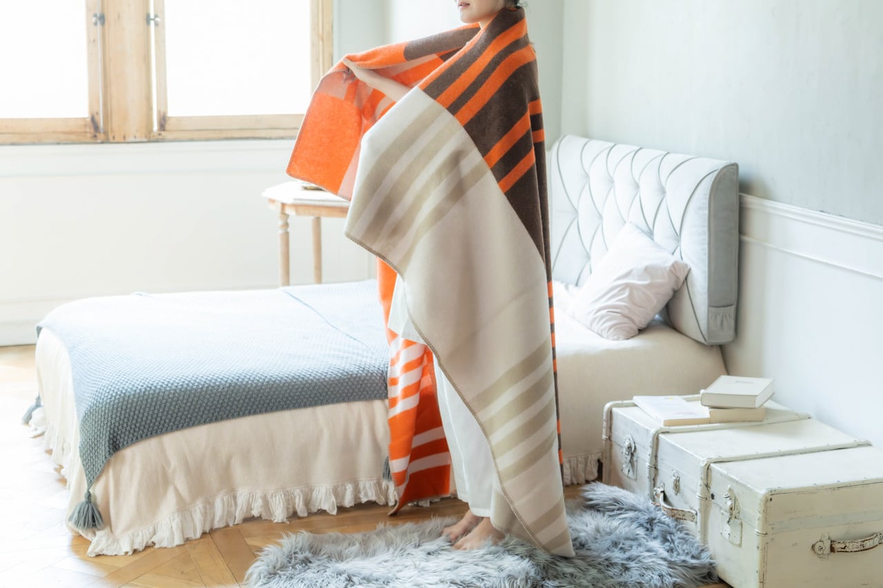 ラプアンカンクリ　ブランケット KOIVU ブランケット（ラプアンカンクリ／LAPUAN KANKURIT） フリー