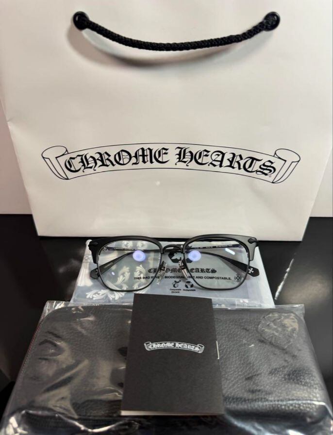 CHROME HEARTS クロムハーツ SLUNTRADICTION マットブラック メガネ