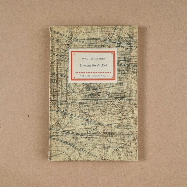 【 VINTAGE 】インゼル文庫 No.123｜古書 ヴィンテージ インテリア 雑貨屋
