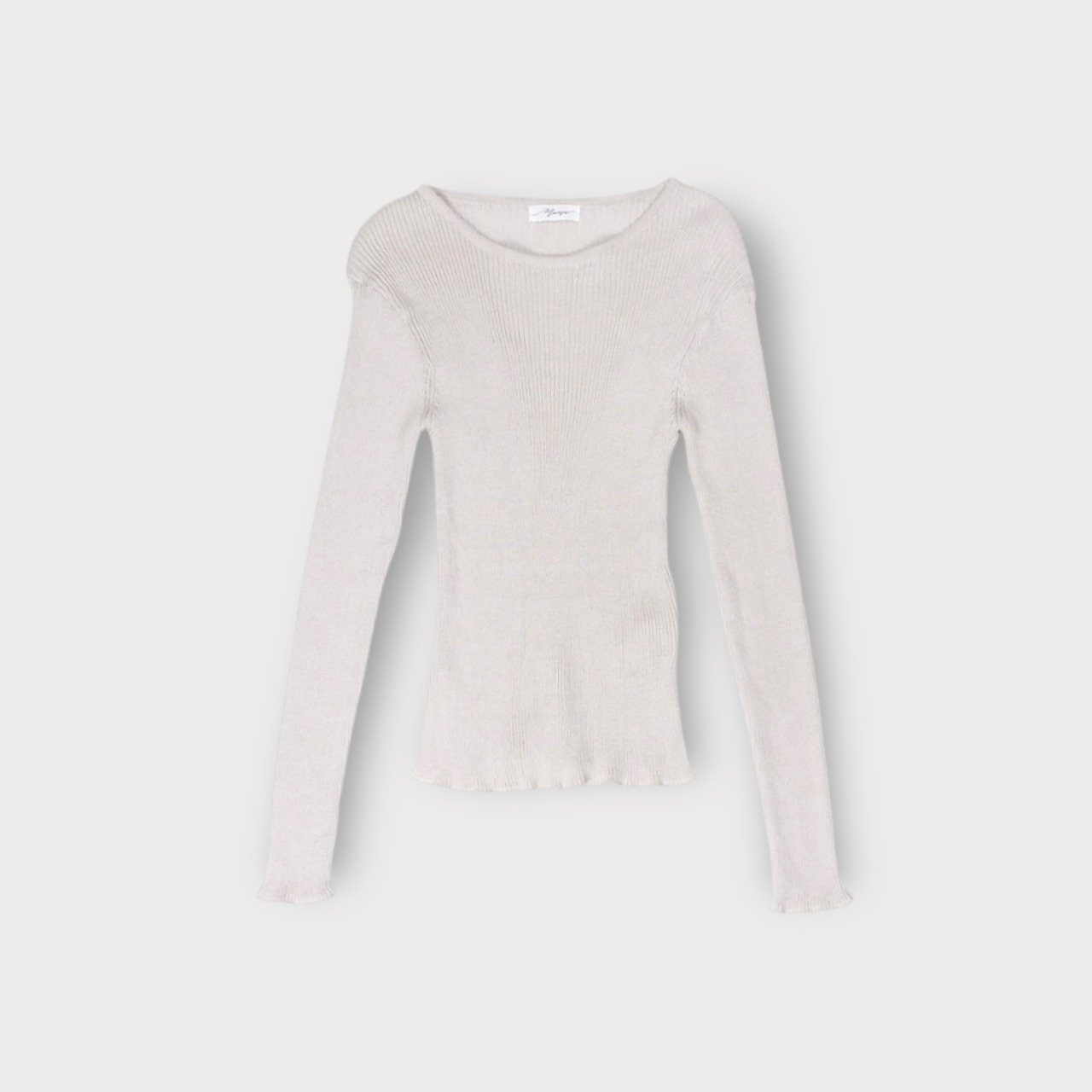 MAMU【RAYON RIB KNIT】