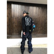 VINTAGE ストリート 08 グラフィック ポロTシャツ T2276