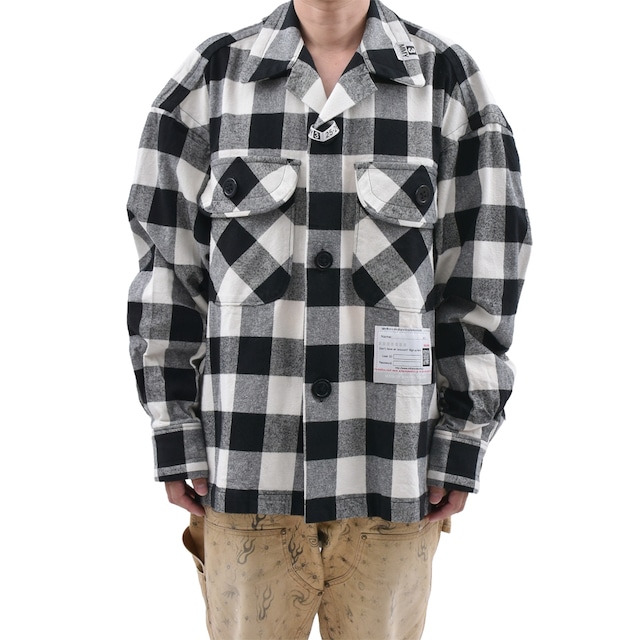 【Maison MIHARA YASUHIRO】AMATEUR SEWN CHECK SHIRTS