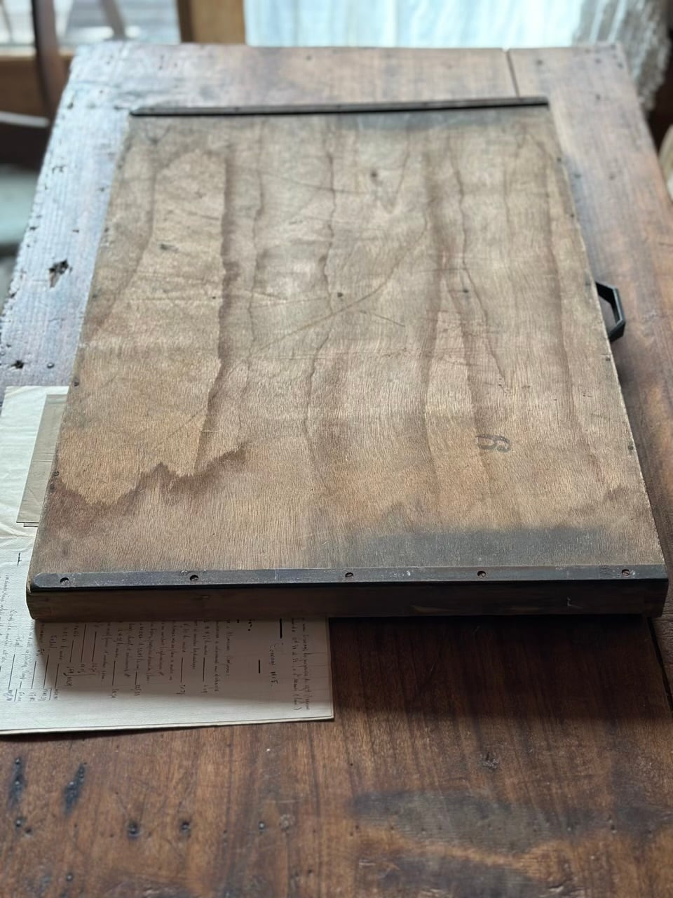 活版印刷の木製トレイ プリンタトレイ | Brocante de La Cocotte