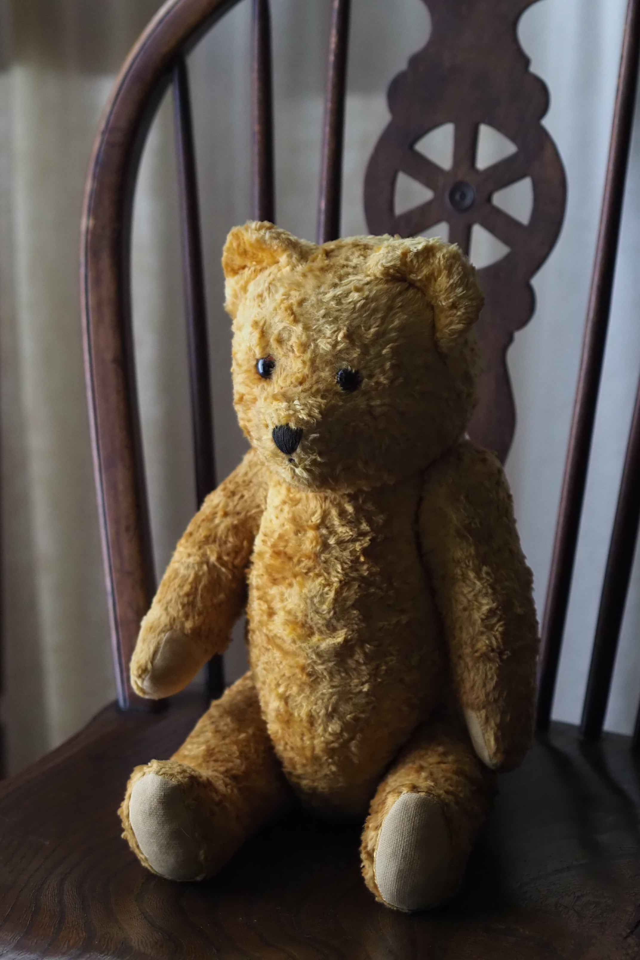 お腹ぽんぽこりんクマさん-vintage teddy bear | アンティーク