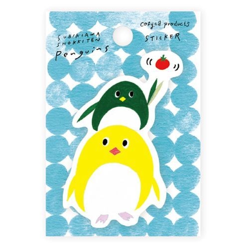【Subikiawa.】ステッカー「Penguins」