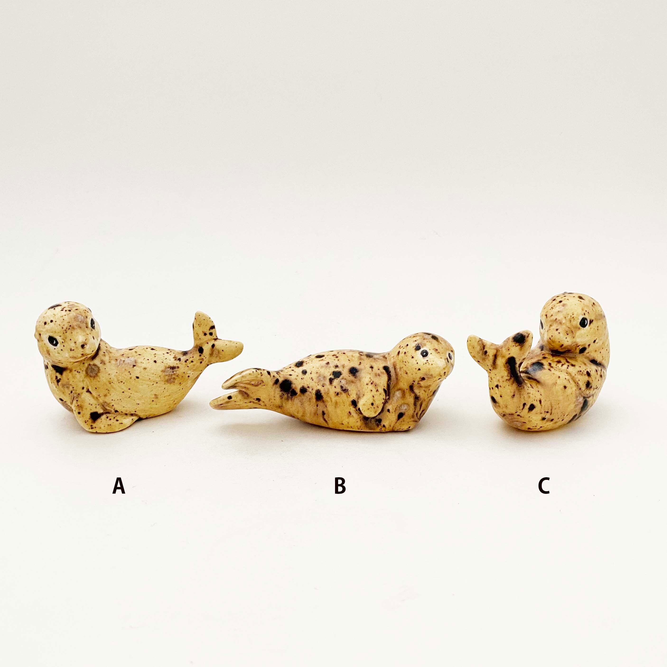 陶器のアザラシ(アラスカ土産)