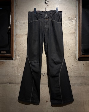 【Caka】“MARITHÉ + FRANÇOIS GIRBAUD” Draping Design Coating Denim Pantsm