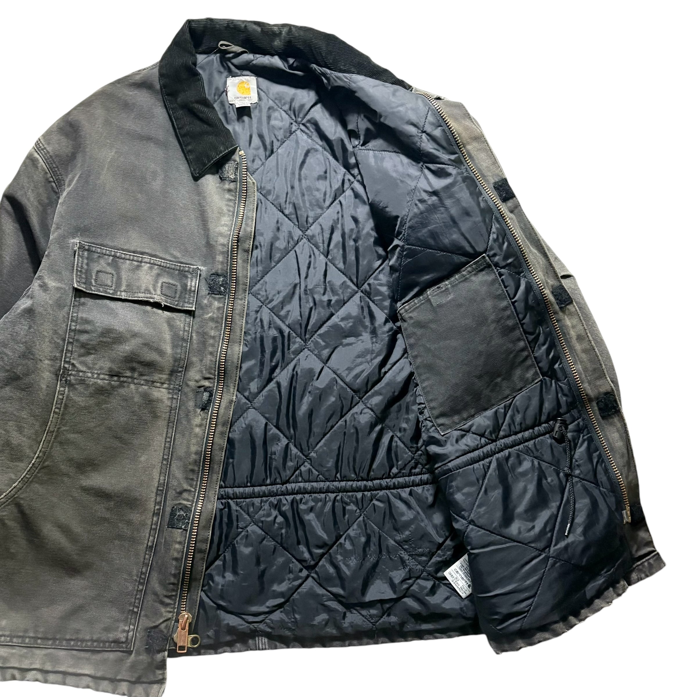 vintage CARHARTT good fade black “traditional coat” | NOIR ONLINE