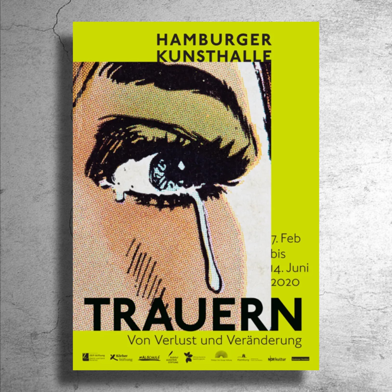 ビジュアルアーティスト『アン・コリアー』ドイツでの個展ポスター