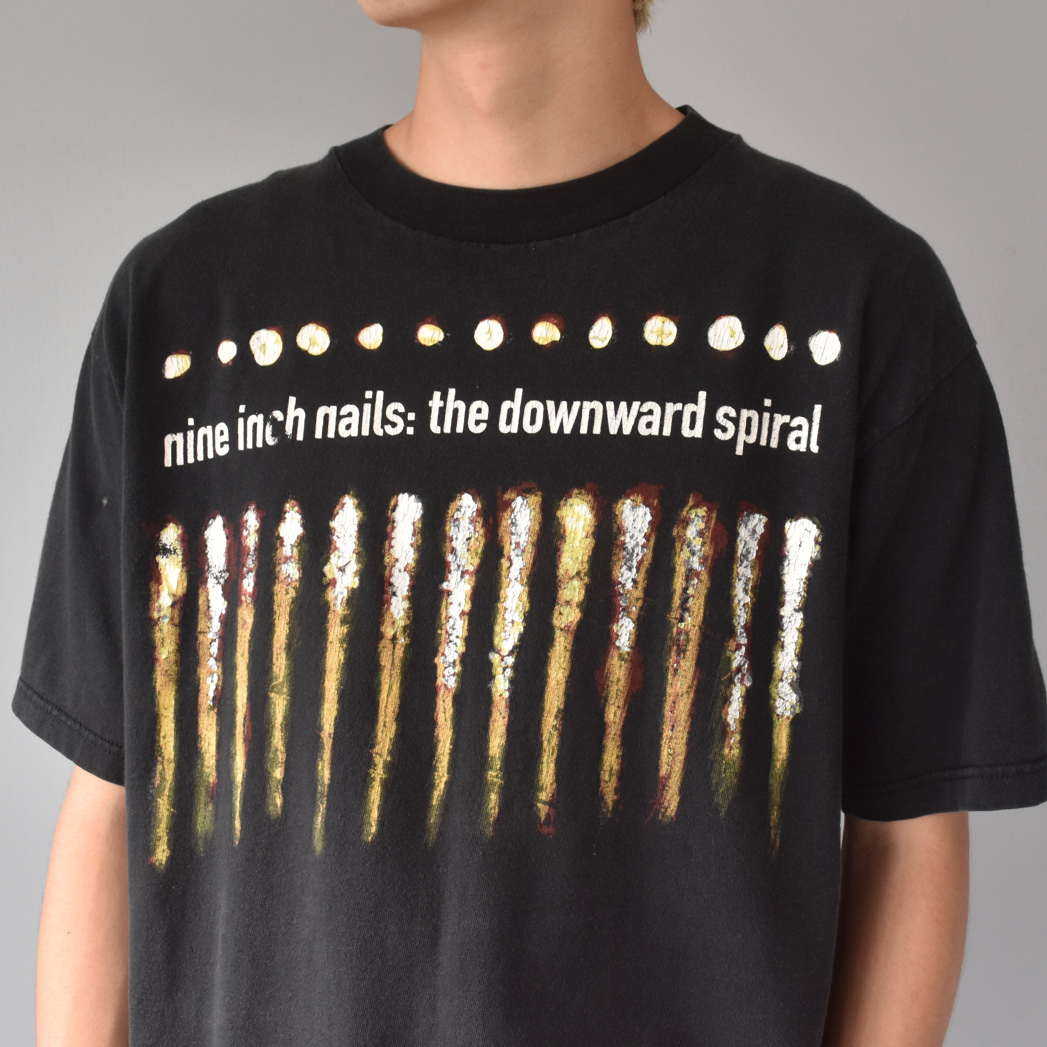 VINTAGE】 “NINE INCH NAILS” 90's~ 『the downward spiral』 Printed
