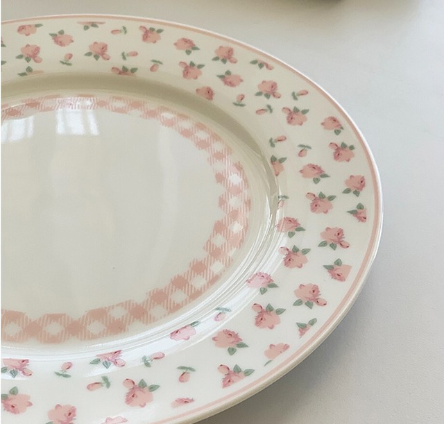 【お取り寄せ】韓国風食器 ファッション 朝食皿 陶器 お皿