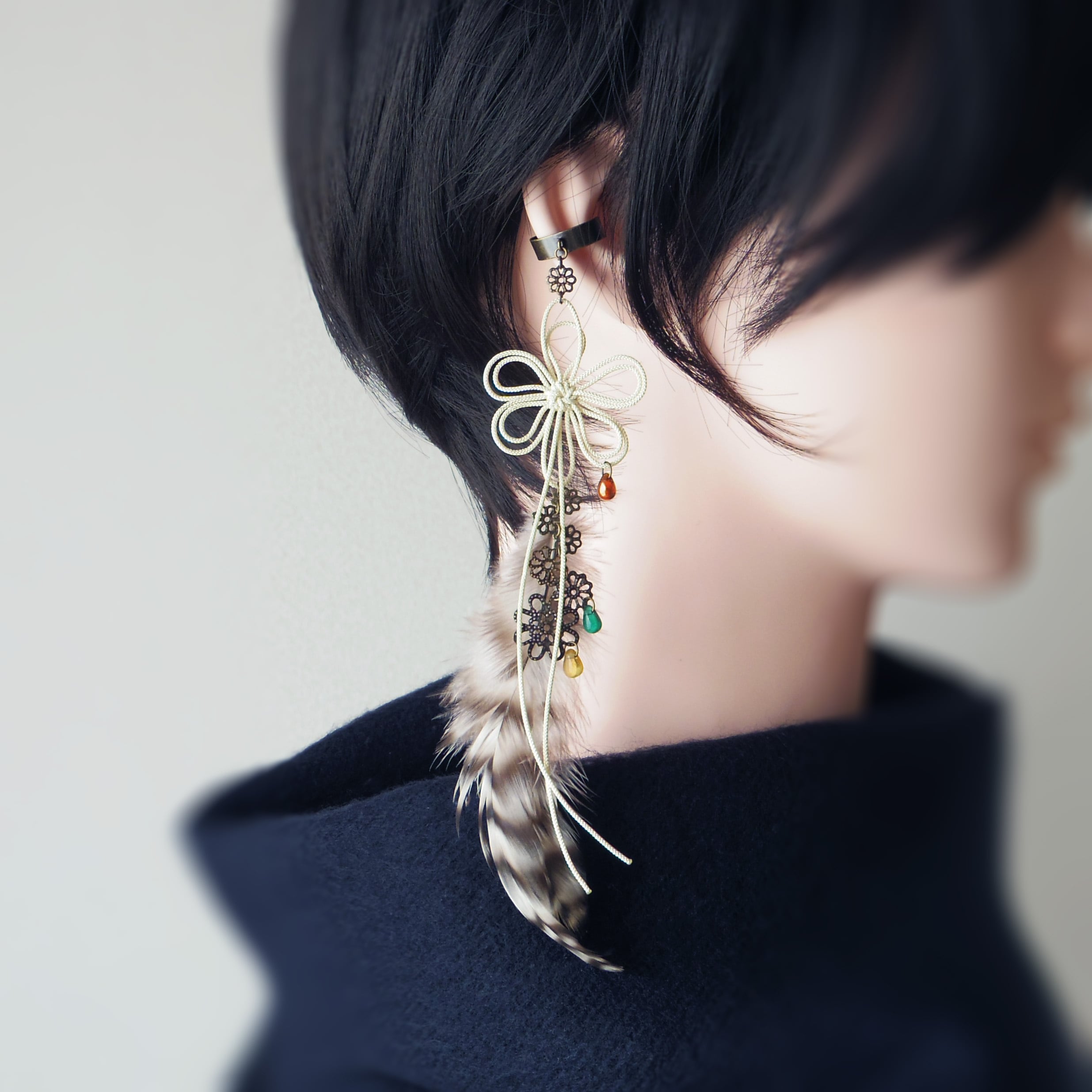 かたっぽイヤーカフ「舞ヒ歩ム」