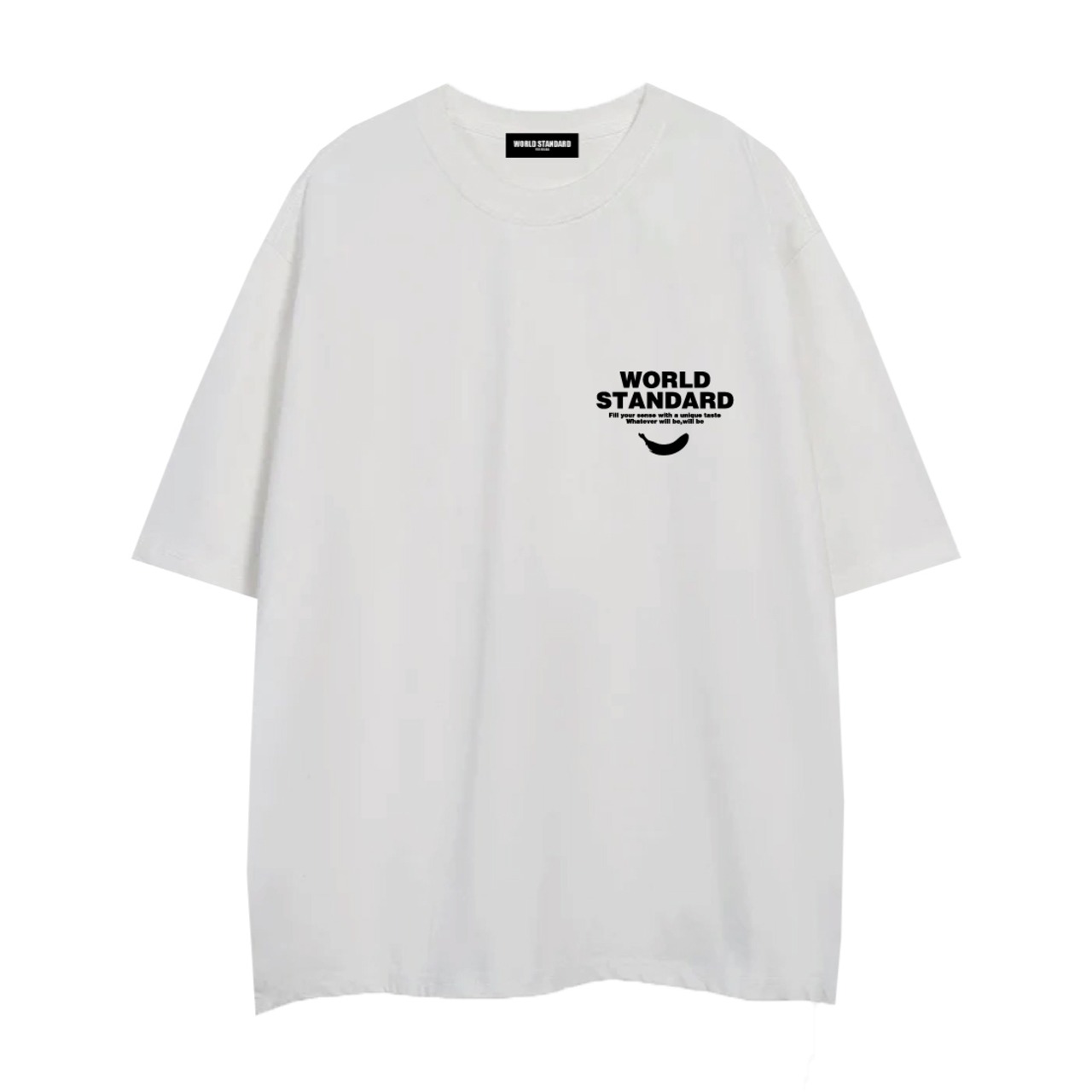 WORLD STANDARD/クルーネックプリントTシャツ/WSHT-052