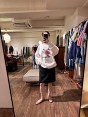 HIRSCH COLLECTIONS ブラックスカート