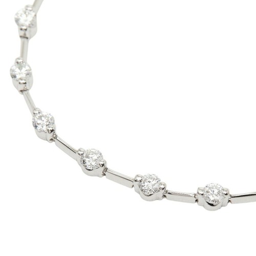 Pt850 プラチナ ダイヤ2.501ct ブレスレット レディース 【中古】