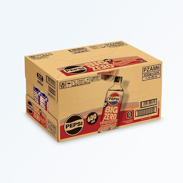 サントリー ペプシ BIG ＜生＞ゼロ AMERICANA コーラ飲料 600ml x24本