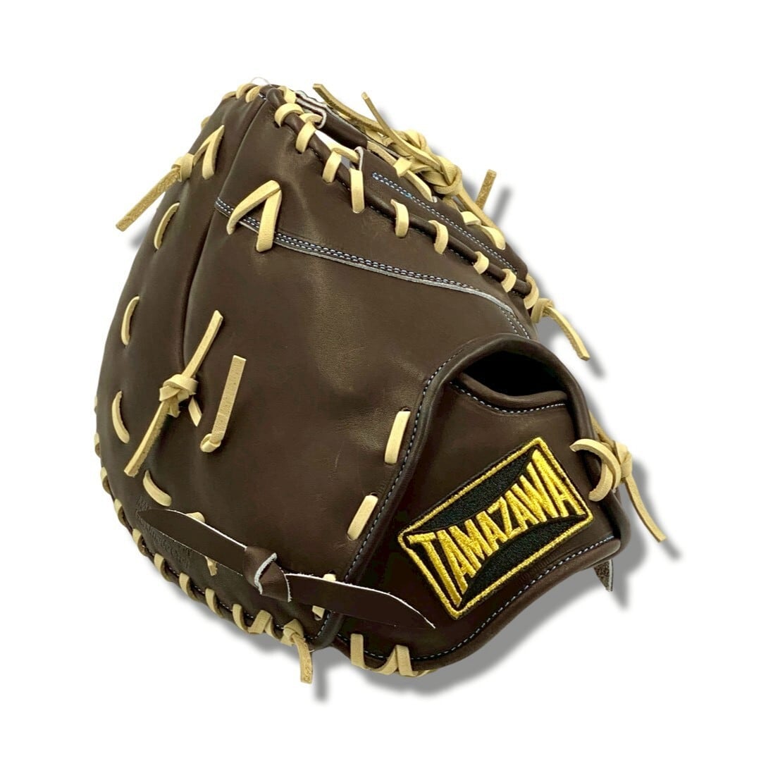 【硬式】玉澤 ファーストミット TKF-L3DX型 ウインドバックⅢ(本体:Dブラウン 紐:キャメル)|タマザワ_05