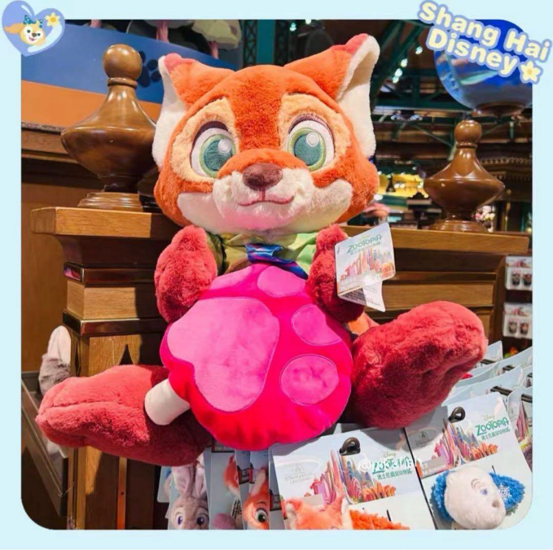 上海ディズニー大人気　小さい旅人　ズードピア　ニックぬいぐるみ 上海ディズニー 小さい旅人 ズートピア ニックぬいぐるみ Games Toy