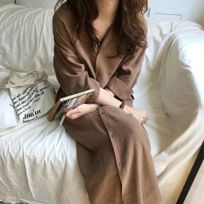 2wayフロントボタンワンピース