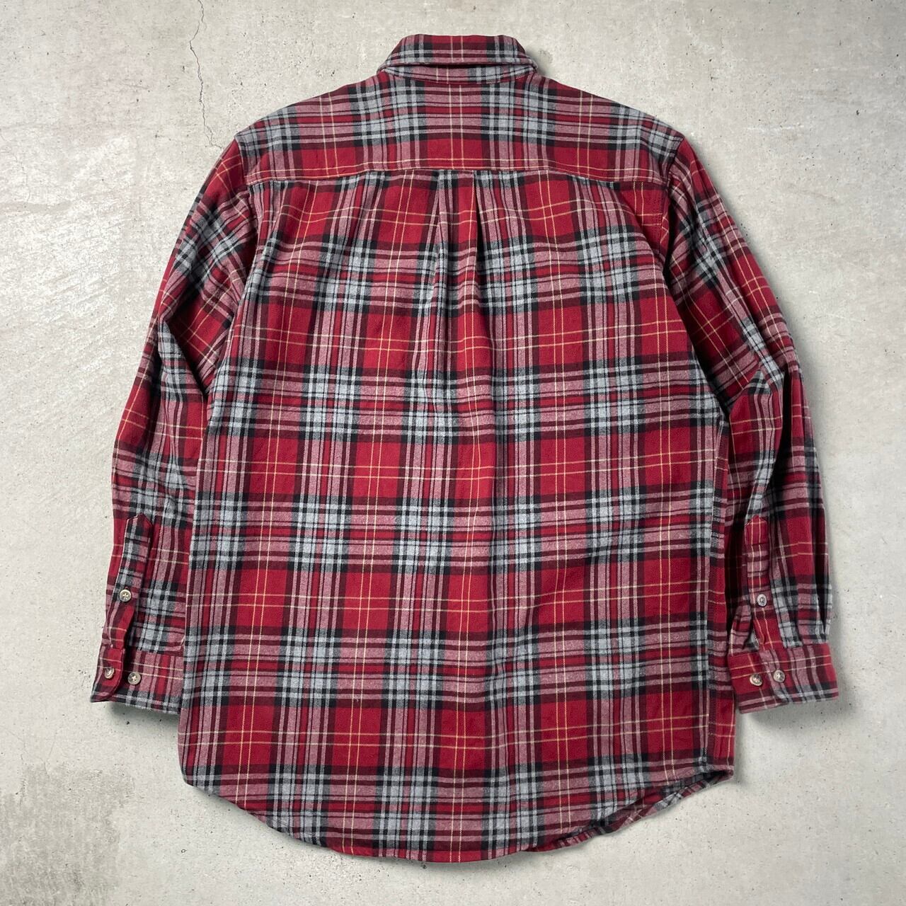 Carhartt カーハート　ネルシャツ　レッド　赤　チェック柄　M 古着 Carhartt カーハート ネルシャツ レッド 赤白 チェック柄 L