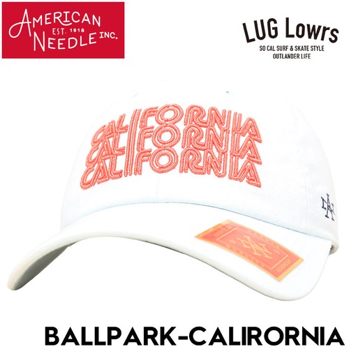 AMERICAN NEEDLE アメリカンニードル キャップ メンズ ベースボールキャップ 帽子 刺繍キャップ Ballpark CALIFORNIA SMU674B-CA 日本代理店正規品