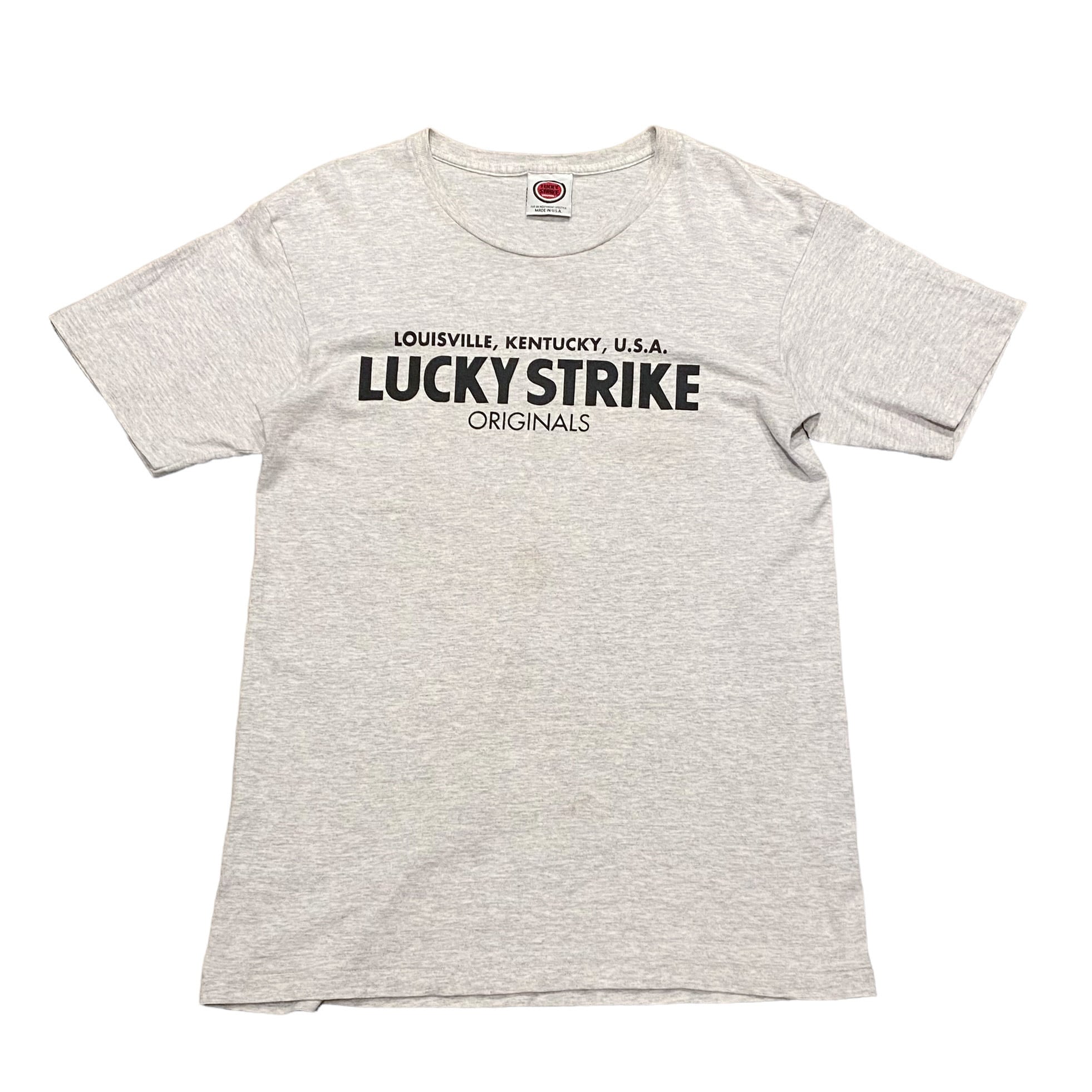 90's USA製 LuckyStrike T-Shirt ラッキーストライク プリントT タバコ 古着 ヴィンテージ  WhiteHeadEagle