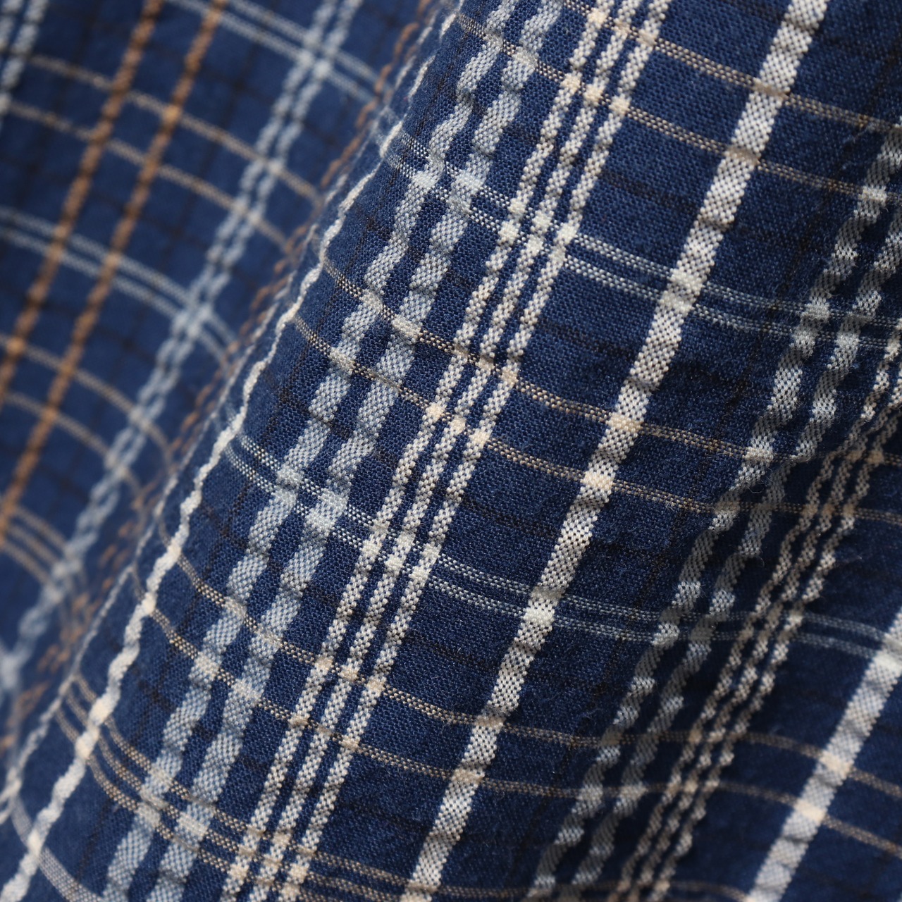 極美品 M ネイビーブルー 15年 Puckerware Shirt Patagonia パッカーウェアシャツ パタゴニア  シアサッカー