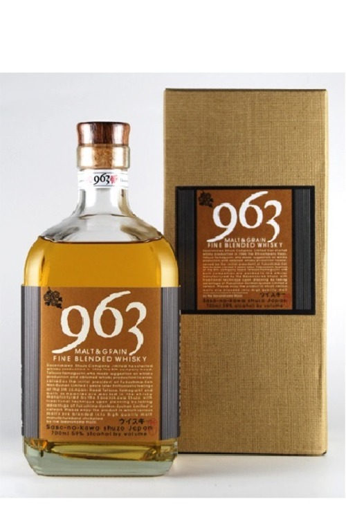 Whiskey　笹の川 59° ブレンデッドウィスキー963 [963 MALT&GRAIN FINE BLENDED WHISKY] 700ml