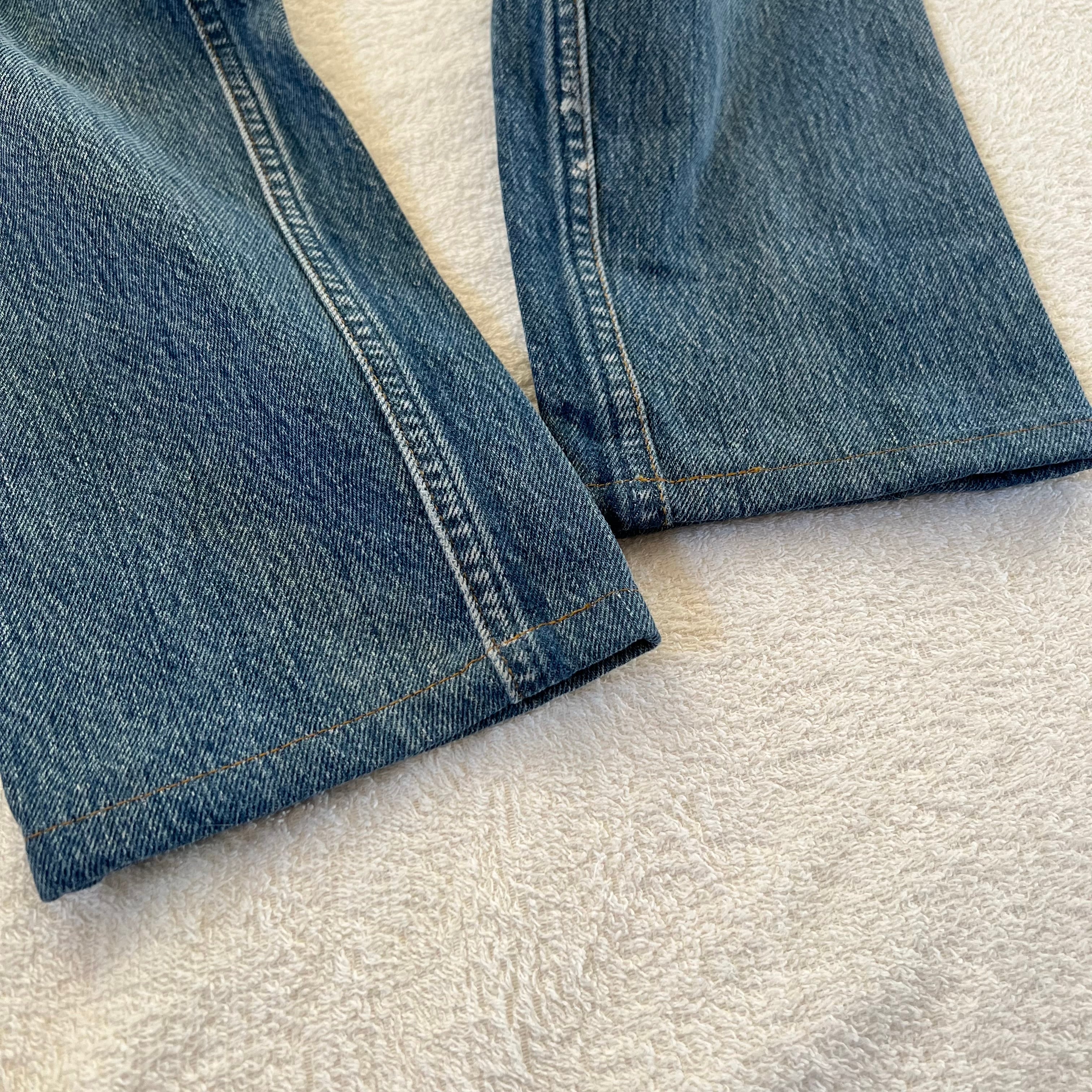 Levi's 501 USA製 W30×L34 リーバイス ダメージ デニム 90's カスタム