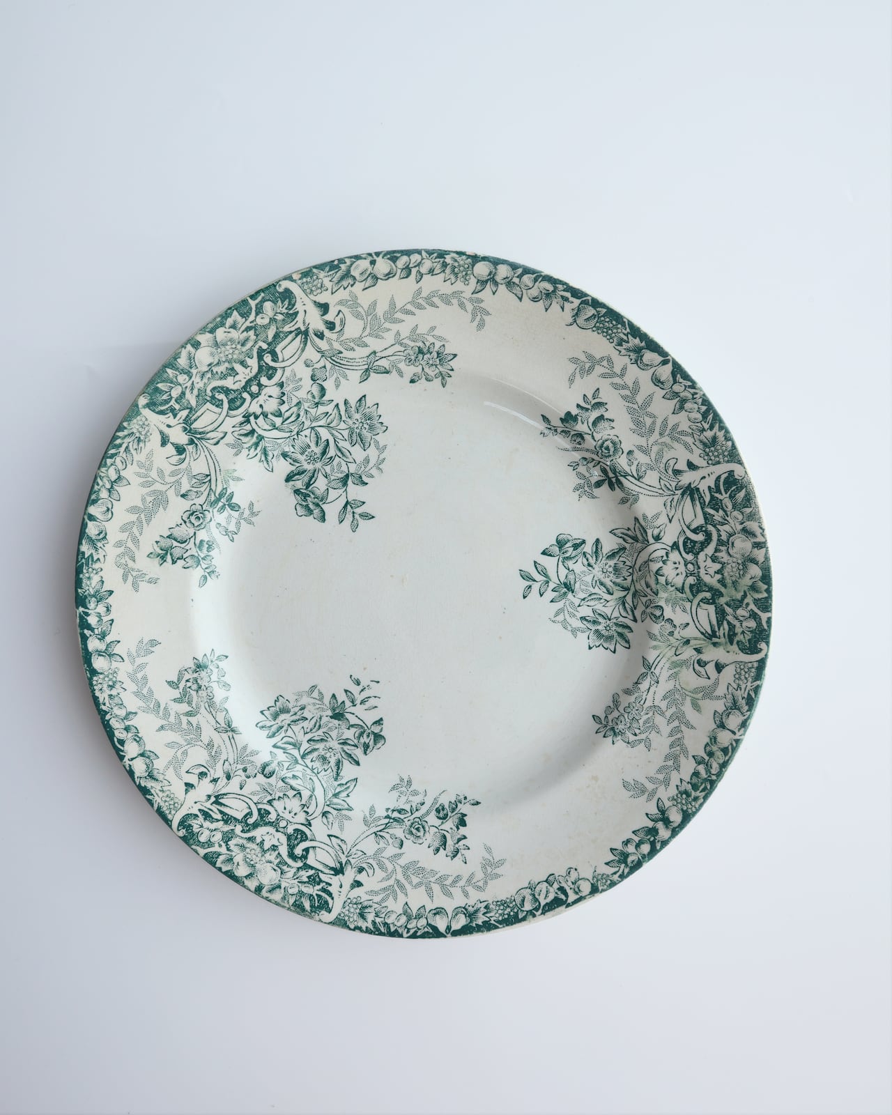 Saint Amand サンタマン "Fruits" フルーツ柄の平皿プレート