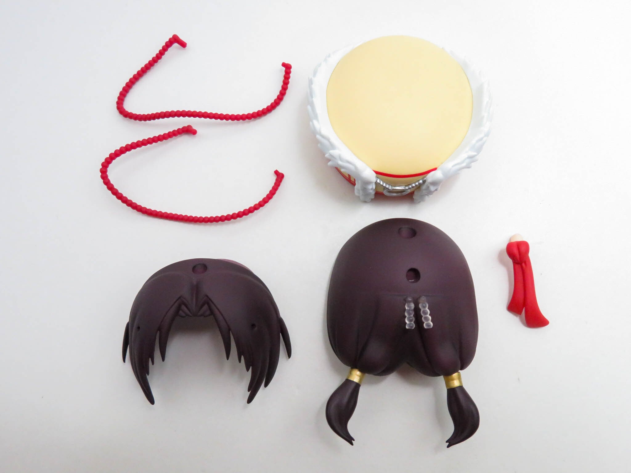 再入荷(A-ランク)【1683】 阿奴 髪パーツ 帽子付きおさげ ねんどろいど